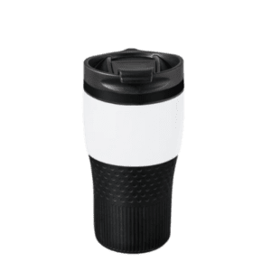 BAYAMO MEZZO Black – Premium 320ml Double Wall Thermal Mug with Customizable Grip
