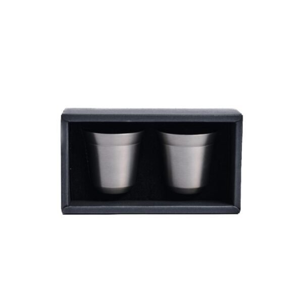 ESPRESSO SET – Premium 2-Piece Double Wall Stainless Steel Espresso Cups - Image 4