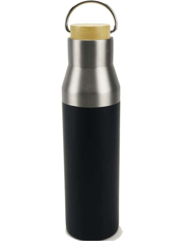 ECO FLASKS – 600ml Double Wall Flask with Bamboo Lid - Image 4