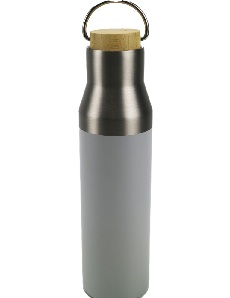 ECO FLASK – 600ml Double Wall Flask with Bamboo Lid