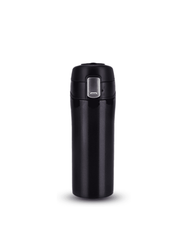 SMART MUG – 350ml Stainless Steel Vacuum Insulated Suction Mug with Push Button Lid - Image 2