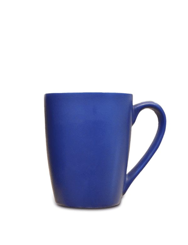 STONEWARE MUG – 12oz Two-Tone Ceramic Mug with Matte Exterior and Glossy Interior
