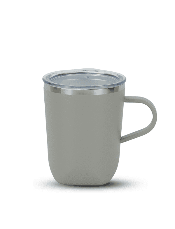 SUPREME MUG – 300ml Double Wall Stainless Steel Slim Mug with Plastic Lid - Image 5