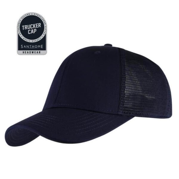 SWIFT - Santhome 6 Panel Trucker Cap - Navy Blue SWIFT - Santhome 6 Panel Trucker Cap - Navy Blue SWIFT - Santhome 6 Panel Trucker Cap - Navy Blue SWIFT - Santhome 6 Panel Trucker Cap - Navy Blue SWIFT - Santhome 6 Panel Trucker Cap - Navy Blue