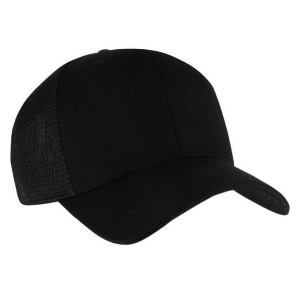 SWIFT - Santhome 6 Panel Trucker Cap - Black - Image 4